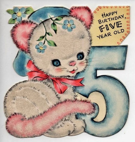 Cat Happy Birthday Five Year Old Nick Cave Red Hand Files