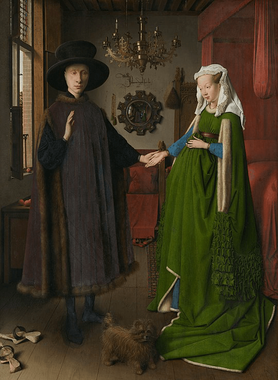 THE ARNOLFINI MARRIAGE BY JAN VAN EYCK, 1434 RED HAND FILES NICK CAVE