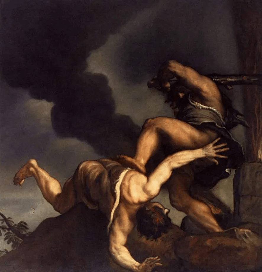 CAIN AND ABEL BY TITIAN 1544 NICK CAVE RED HAND FILES
